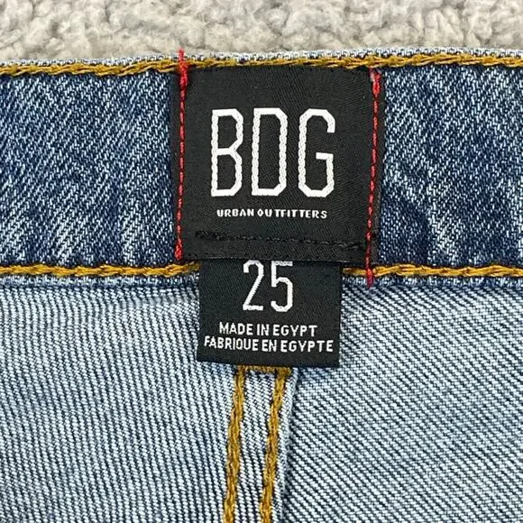 BDG Baggy Jeans 25 Wide Leg High Rise Y2K Skater Grunge Denim Urban Outfitters - Picture 7 of 11